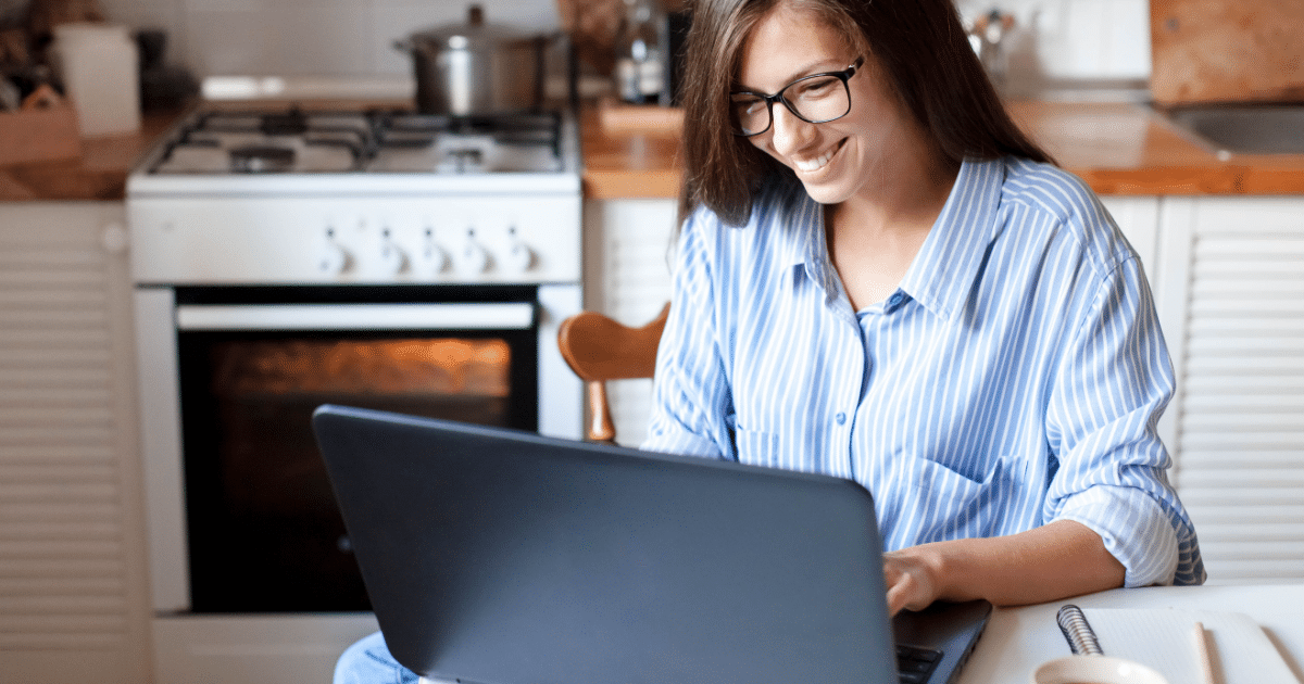female reviewing different types of marketing automation tools