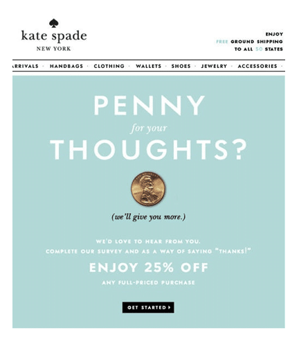 Kate Spade Email