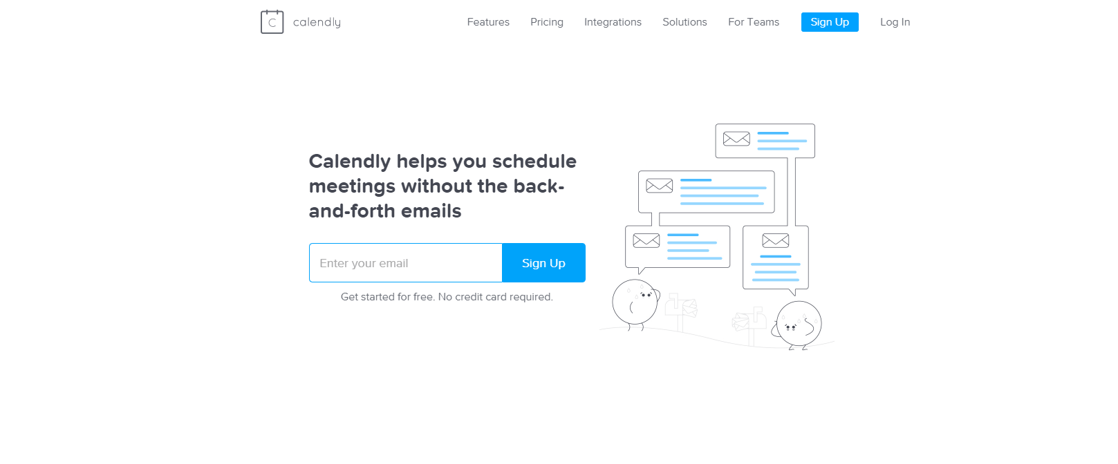 Quickly schedule meetings with Calendly
