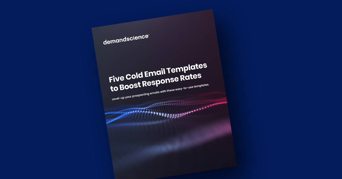 Cold Email Templates to Boost Response Rates - DemandScience