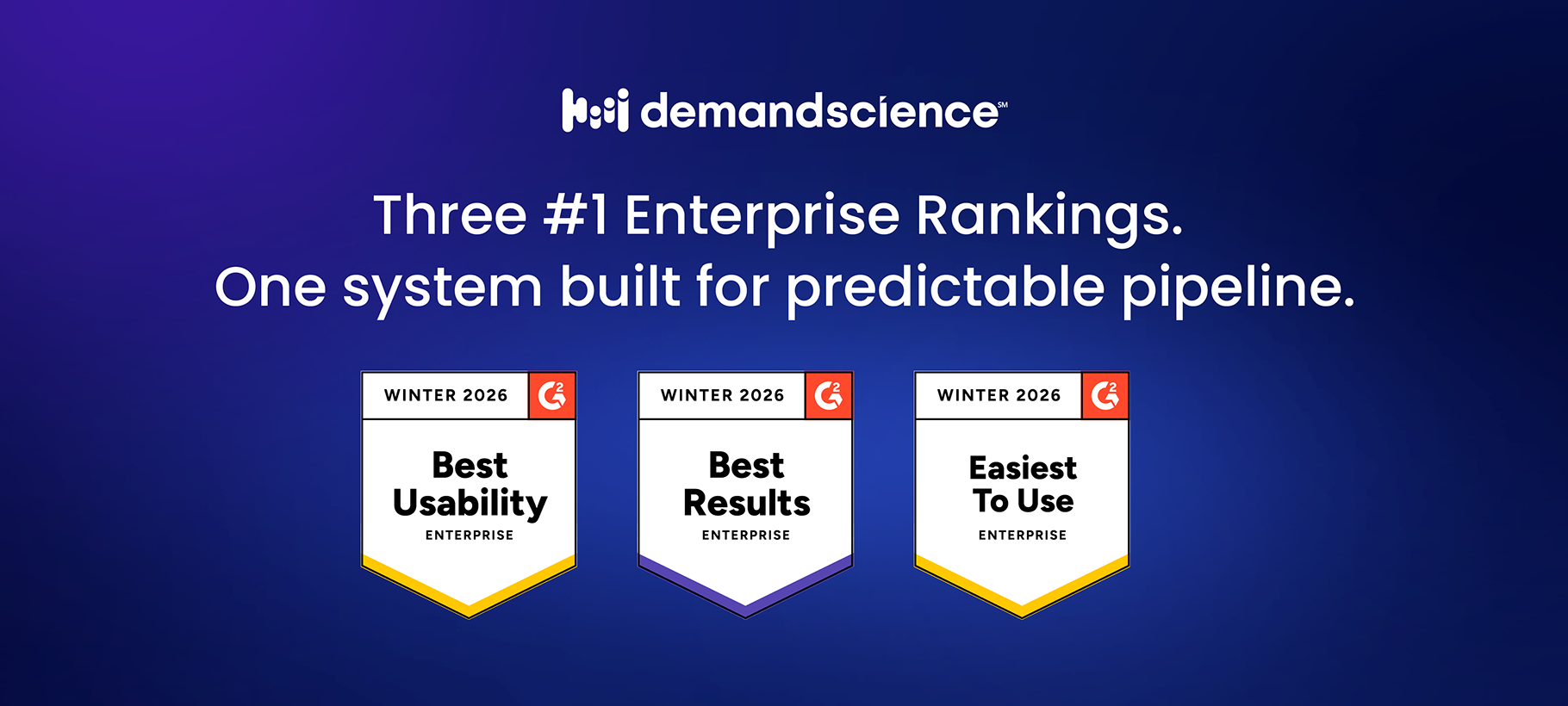 DemandScience Earns Top Rankings in G2® Winter 2026 Reports